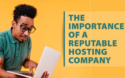The importance of a reputable hosting company
